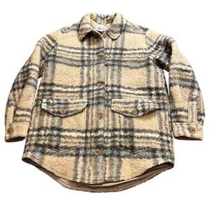Project AJ117 Copenhagen Anthropologie Plaid Coat Shirt Jacket Womens‎ Medium